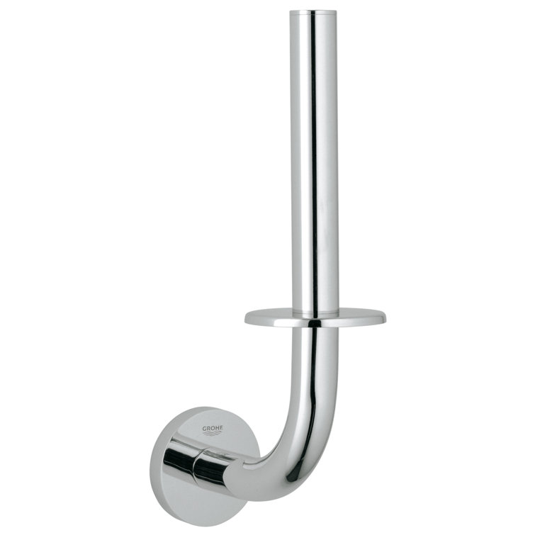 Chrome Modern Wall-Mounted Spare Toilet Paper Holder
