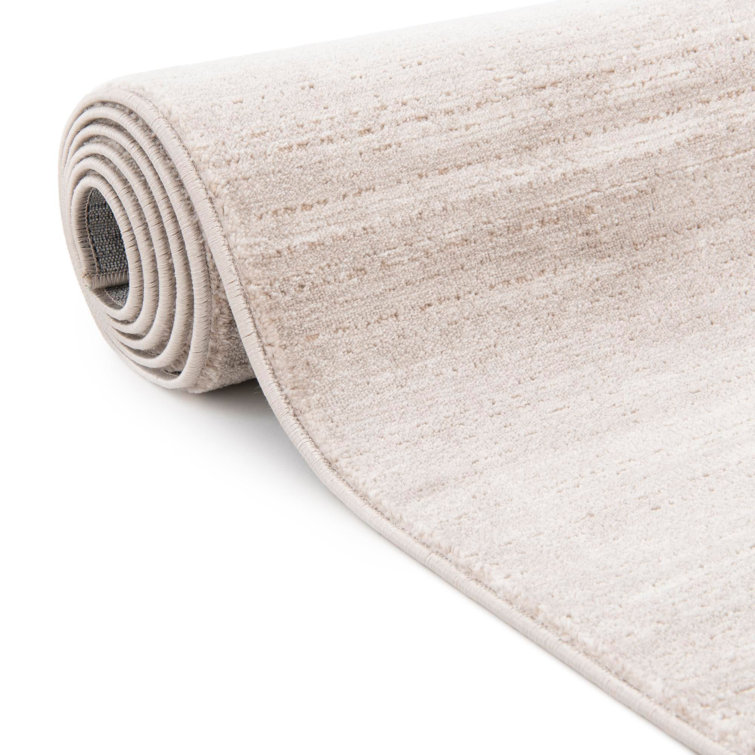 Reversible Easy-Care Brown Synthetic 4' x 6' Area Rug