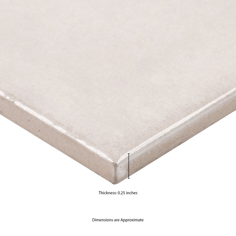Dove Glossy White Ceramic Subway Wall Tile 3'' x 12''