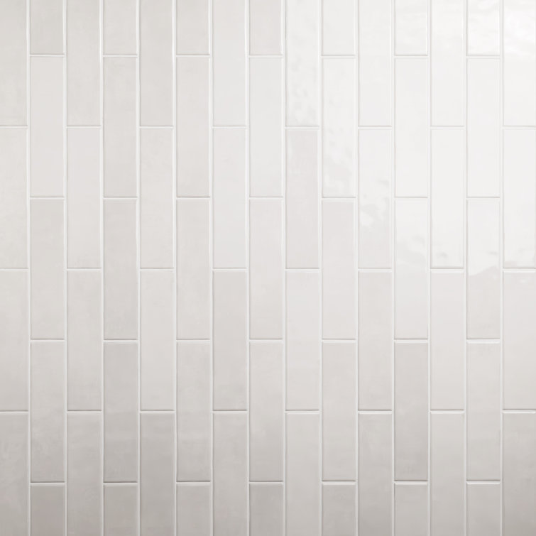 Dove Glossy White Ceramic Subway Wall Tile 3'' x 12''