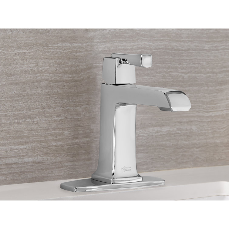 Manhattan Bridge Inspired Polished Chrome Single-Handle Bathroom Faucet