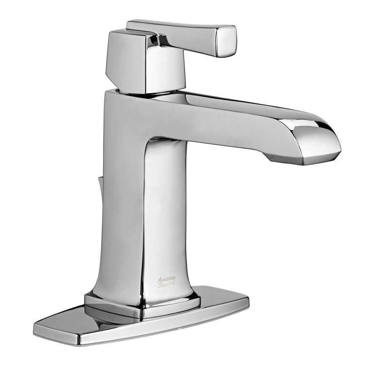 Manhattan Bridge Inspired Polished Chrome Single-Handle Bathroom Faucet