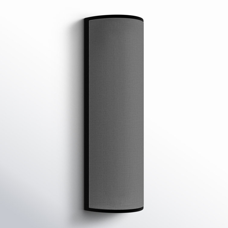 Black Organza Metal and Resin Dimmable Sconce