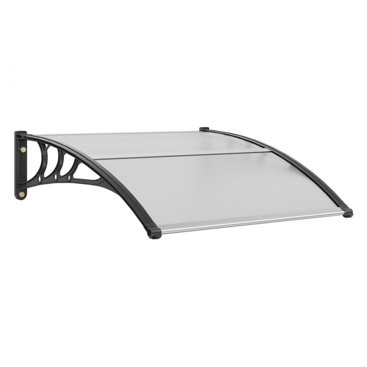 VEVOR 40'' x 40'' Brown Polycarbonate Window Door Awning
