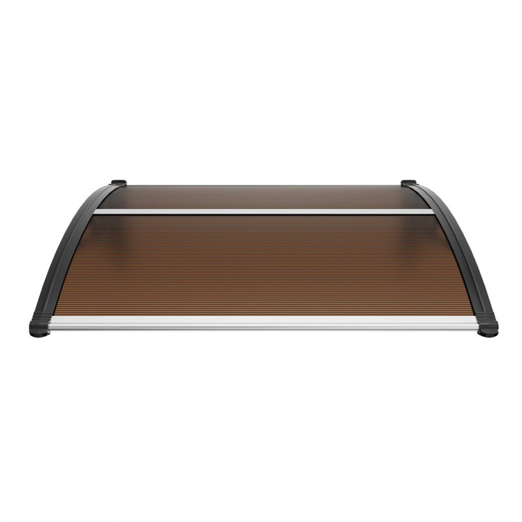 VEVOR 40'' x 40'' Brown Polycarbonate Window Door Awning