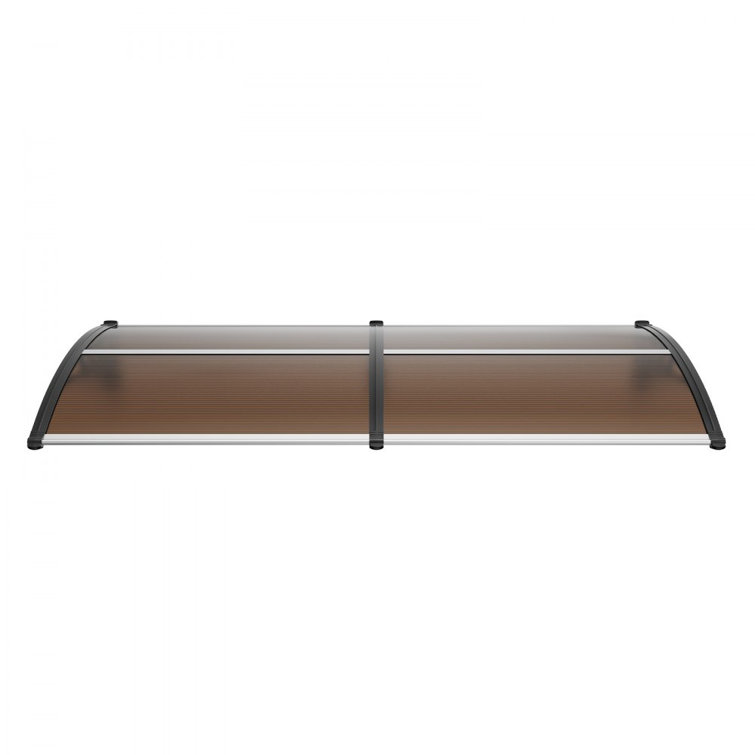 Brown Polycarbonate Retractable Door and Window Awning