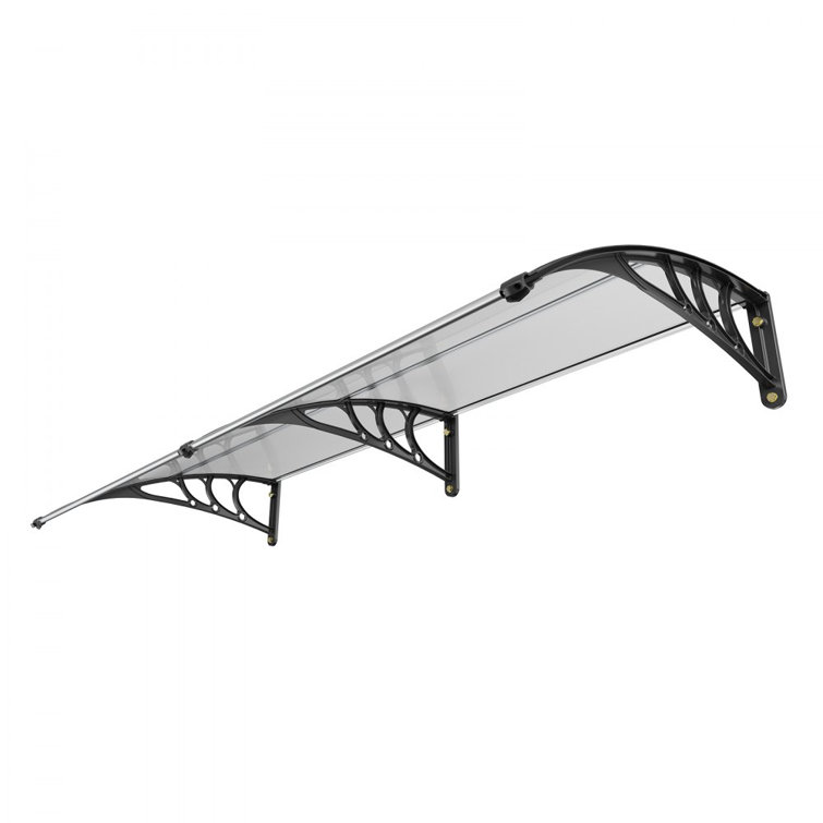 Brown Polycarbonate Retractable Door and Window Awning