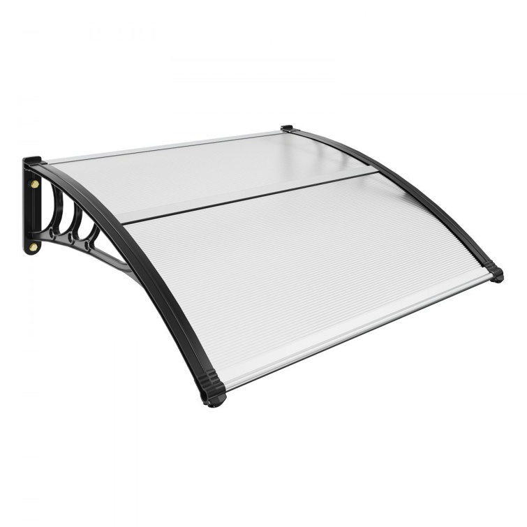 VEVOR 40'' x 40'' Brown Polycarbonate Window Door Awning