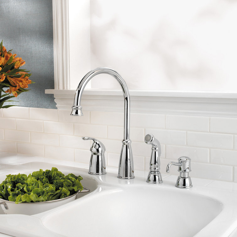 Stainless Steel High-Arc Kitchen Faucet with Pull-out Spray