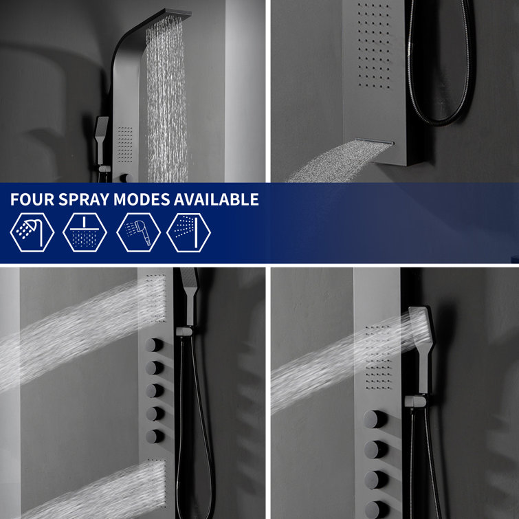 59.84'' Shower Panel with Fixed Shower Head
