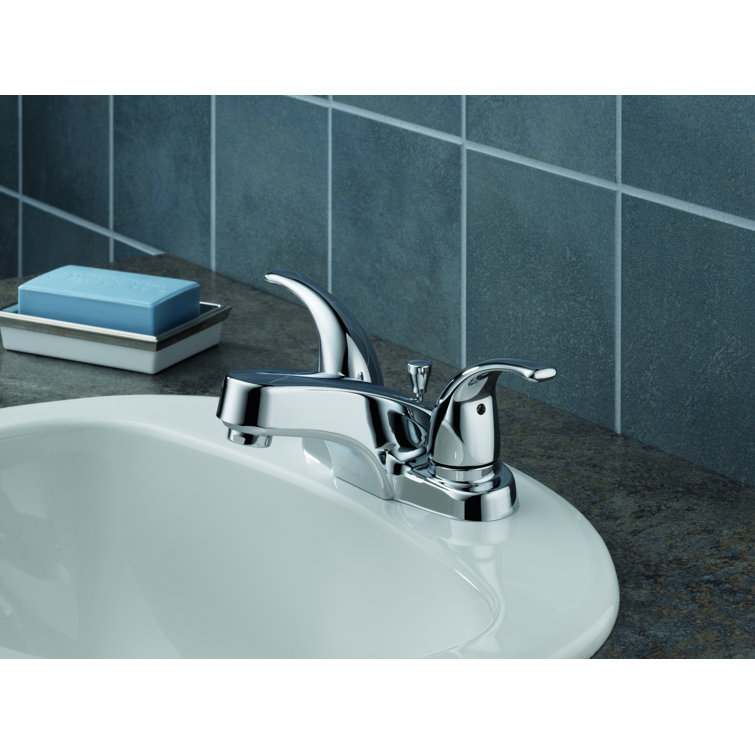 Choice Centerset 2-handle Bathroom Faucet with Drain Assembly
