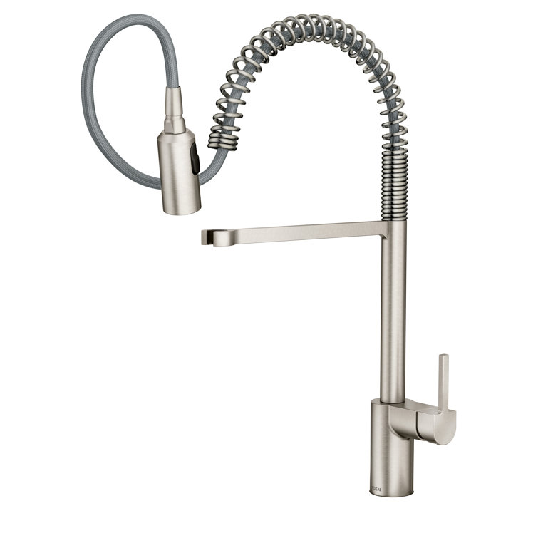 Stainless Steel Touchless Pull-Down Kitchen Faucet with Spray