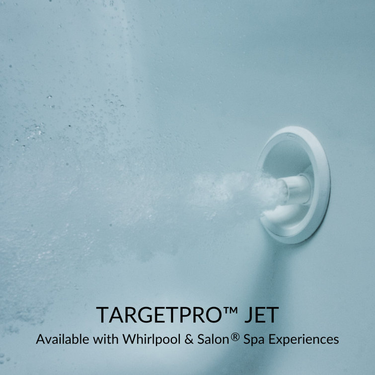 Cetra 60" x 36" White Acrylic Alcove Whirlpool Bathtub