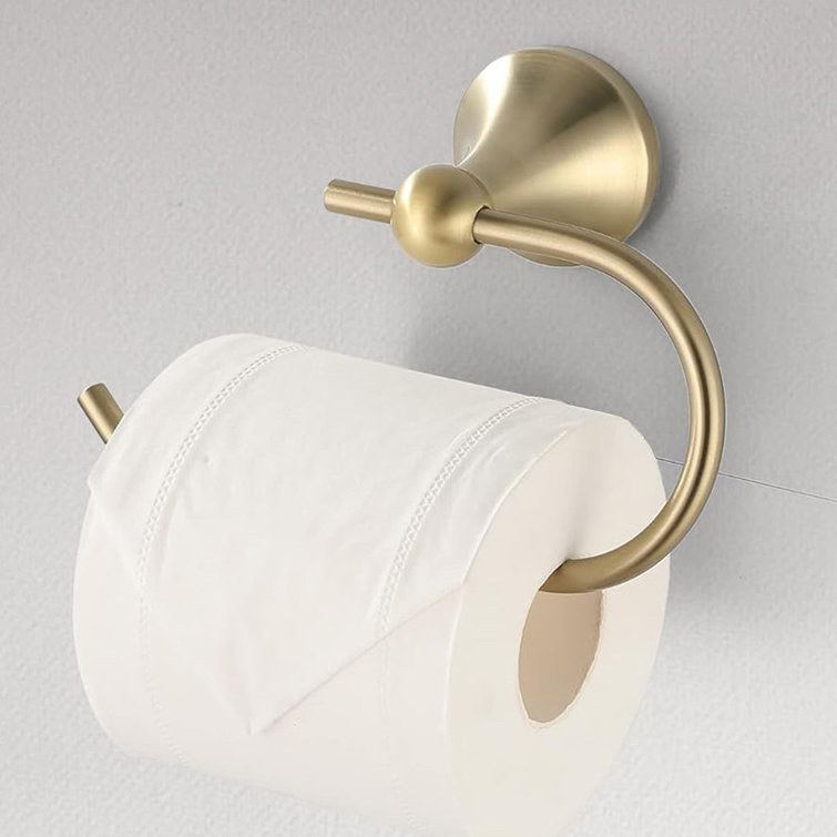Brushed Gold Stainless Steel 4-Piece Bathroom Hardware Set