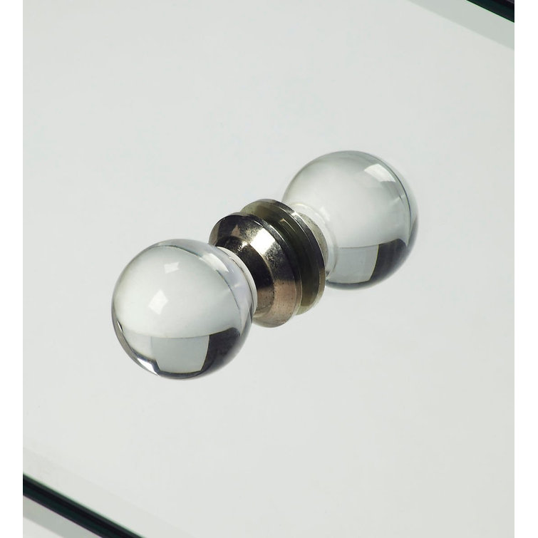 Emily 30" Mirrored MDF Drawer Chest with Ball Bearing Guides