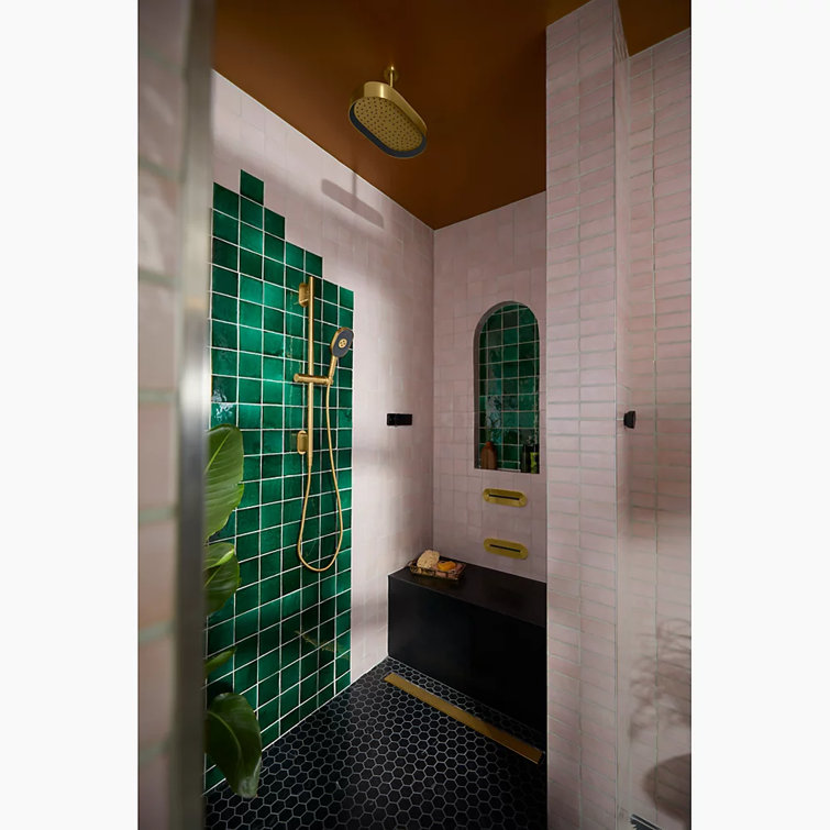 Polished Chrome Digital Shower Control with Adjustable Dial