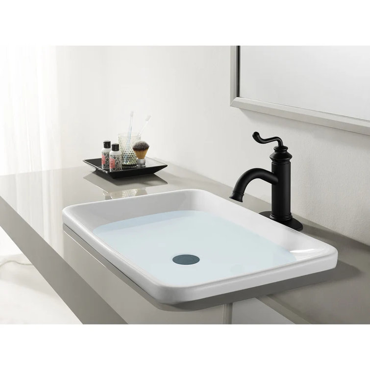 Royale Brushed Brass Single-Handle Bathroom Faucet