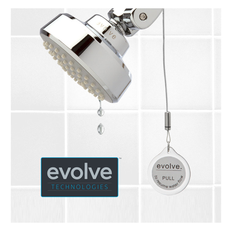 Pulse Chrome Multifunction Wall Mounted Shower Head