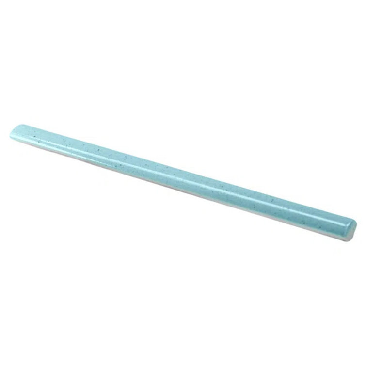 Orion Blue Glossy Ceramic Quarter Round Tile Trim 8''