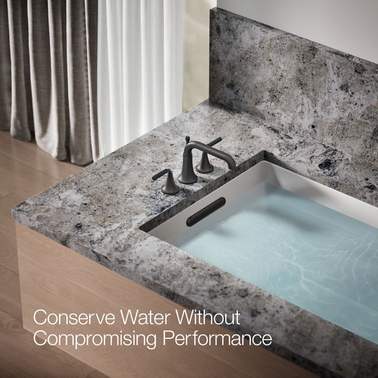 Tone Matte Black Deck-Mount Bath Faucet with Diverter Spout