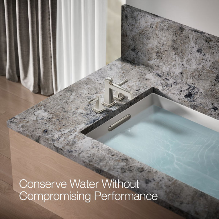 Vibrant Polished Nickel Widespread Bathtub Faucet with Lever Handles