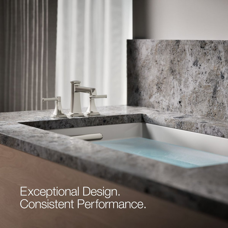 Vibrant Polished Nickel Widespread Bathtub Faucet with Lever Handles