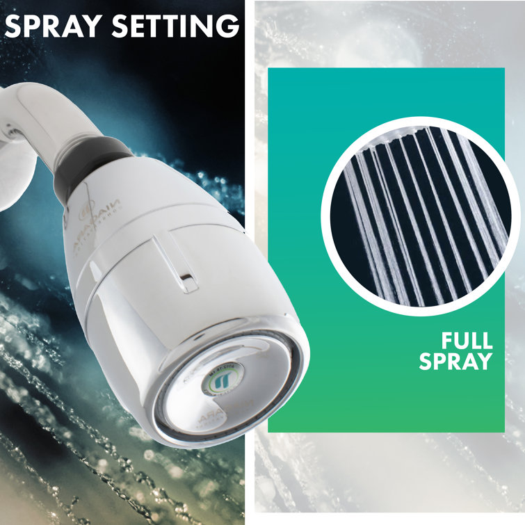 Small Chrome Wall Mounted Rain Shower Head