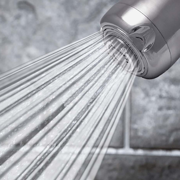 Brushed Nickel Adjustable Wall Mounted Shower Head