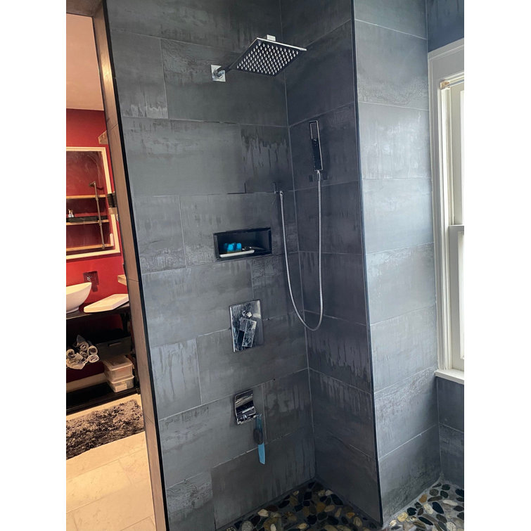 Large Format Dark Gray Matte Porcelain Floor and Wall Tile