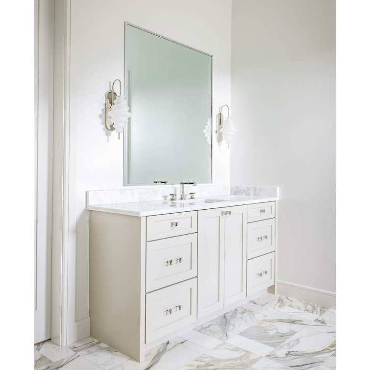 Calacatta Rustico 12" x 24" Polished Marble Look Porcelain Tile