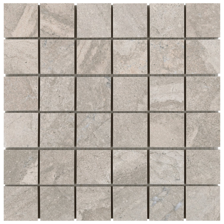Mountain Beige Matte Porcelain Mosaic Tile for Indoor/Outdoor Use