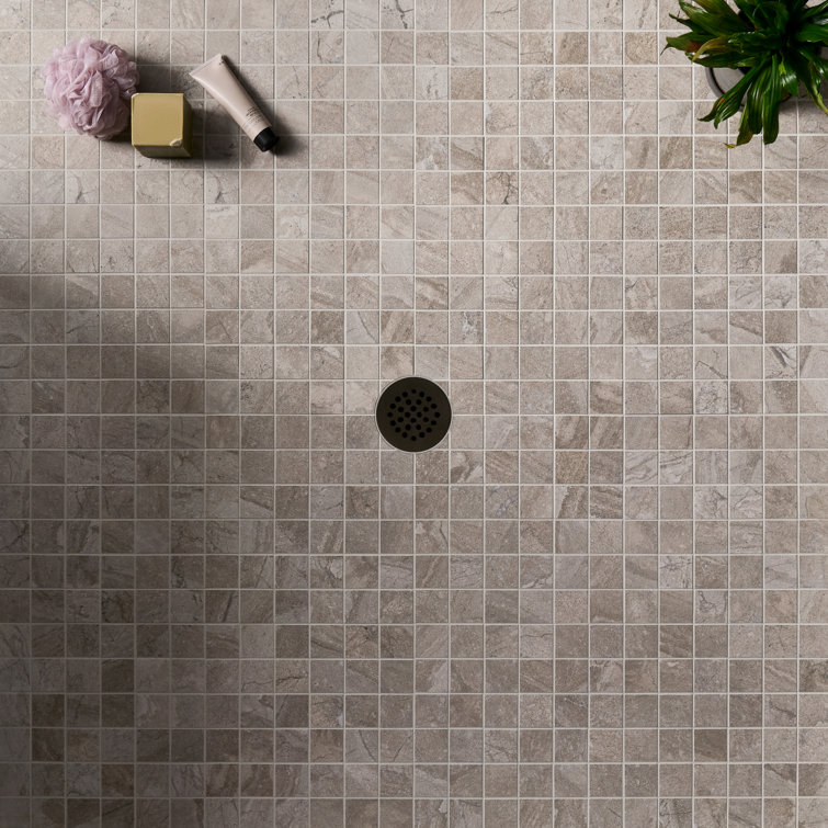 Mountain Beige Matte Porcelain Mosaic Tile for Indoor/Outdoor Use