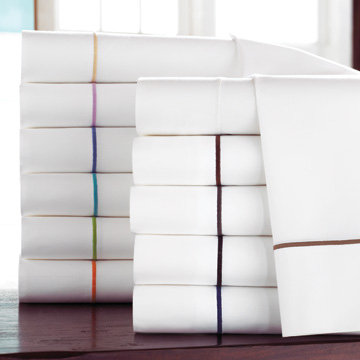 White Cotton Embroidered Standard Pillowcase Set