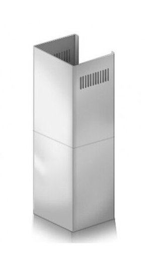 Adjustable Stainless Steel Chimney Extension for 10-12 ft Ceilings