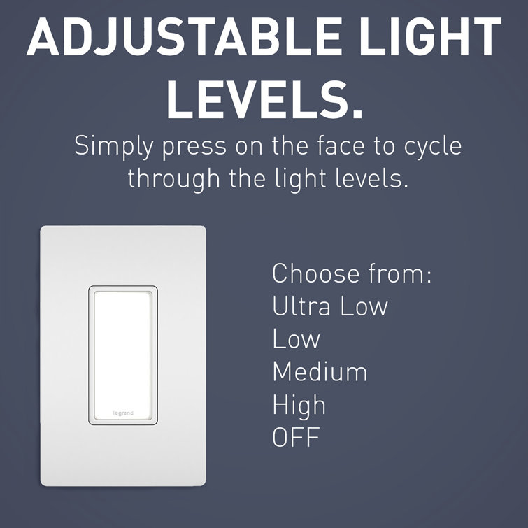 White Adjustable LED Full Night Light for Kids