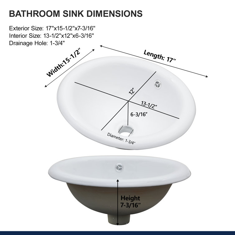 Glossy White Oval Ceramic Vessel Bathroom Sink