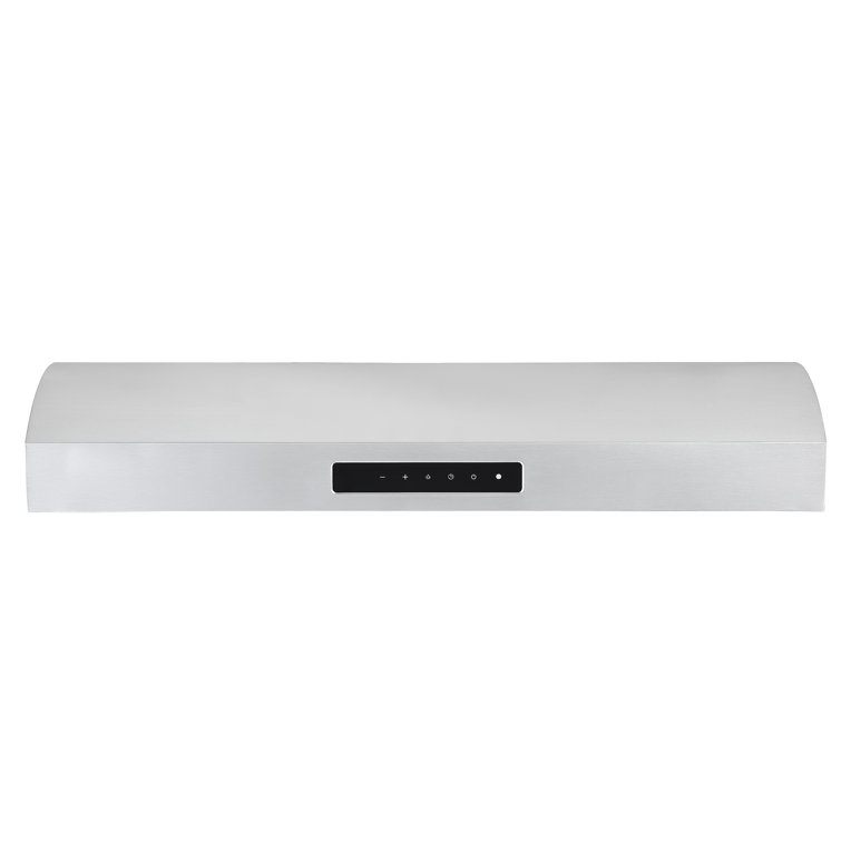 Stainless Steel 36" Under Cabinet Range Hood with LED Lights