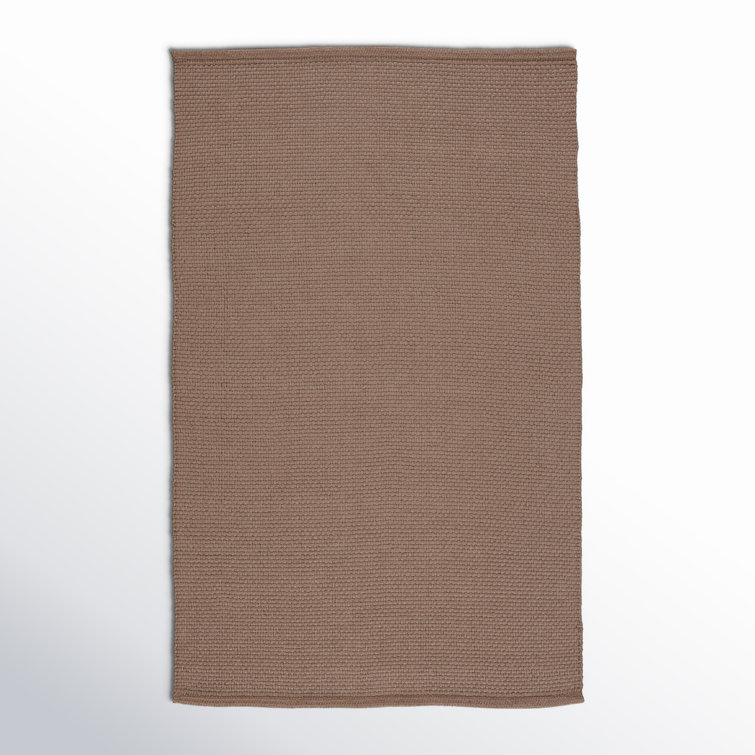 Indira Earth Brown Flat Woven Synthetic 5' x 8' Rug