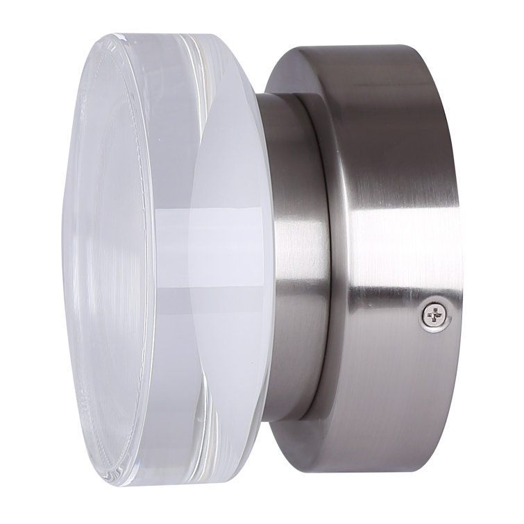 Benni Nickel LED Wall Sconce with Acrylic Shade