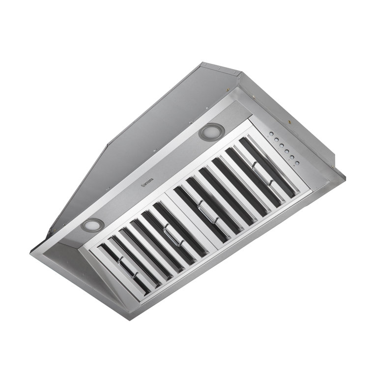 Ancona 34" Stainless Steel Insert Range Hood with Baffle Filter