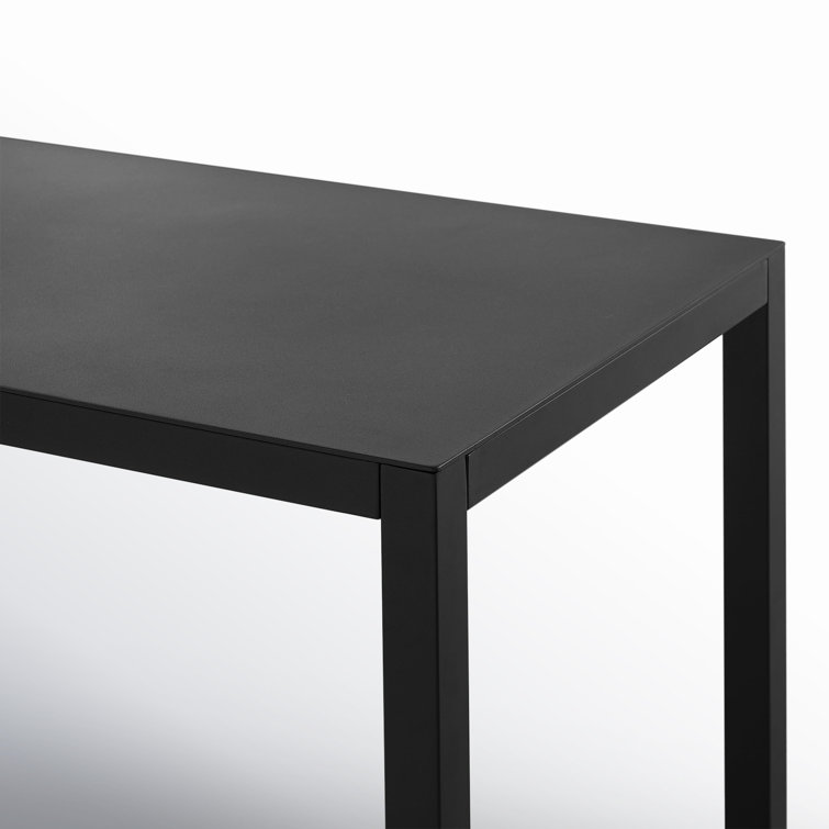Armando Black Aluminum Rectangular Bar Table