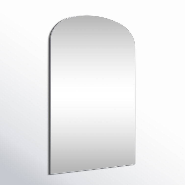 Silver Arch Metal Framed Freestanding Floor Mirror