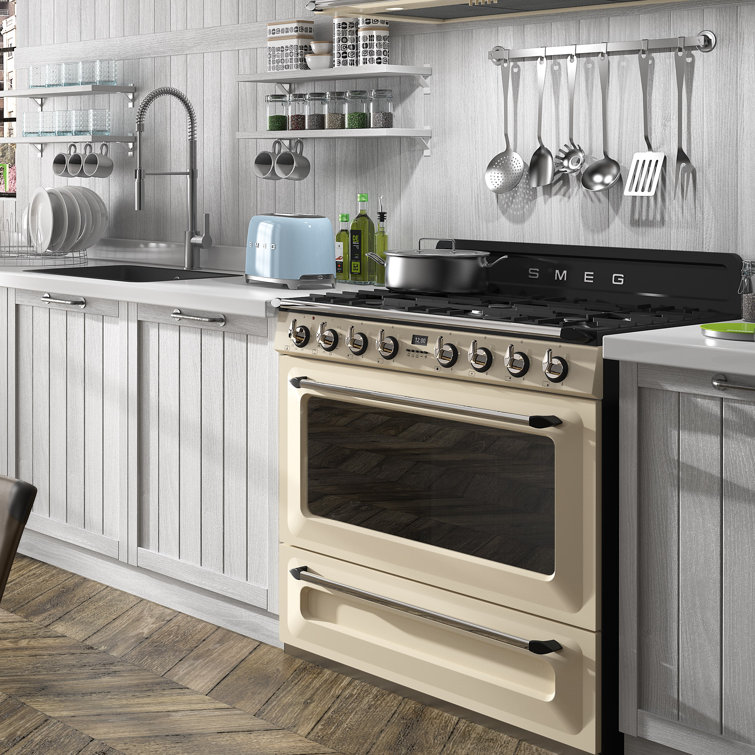 Pastel Blue Stainless Steel 2-Slice Toaster with Wide Slot