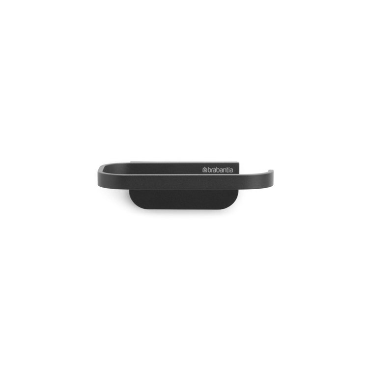 Mineral Infinite Gray Rectangular Wall Mounted Toilet Roll Holder