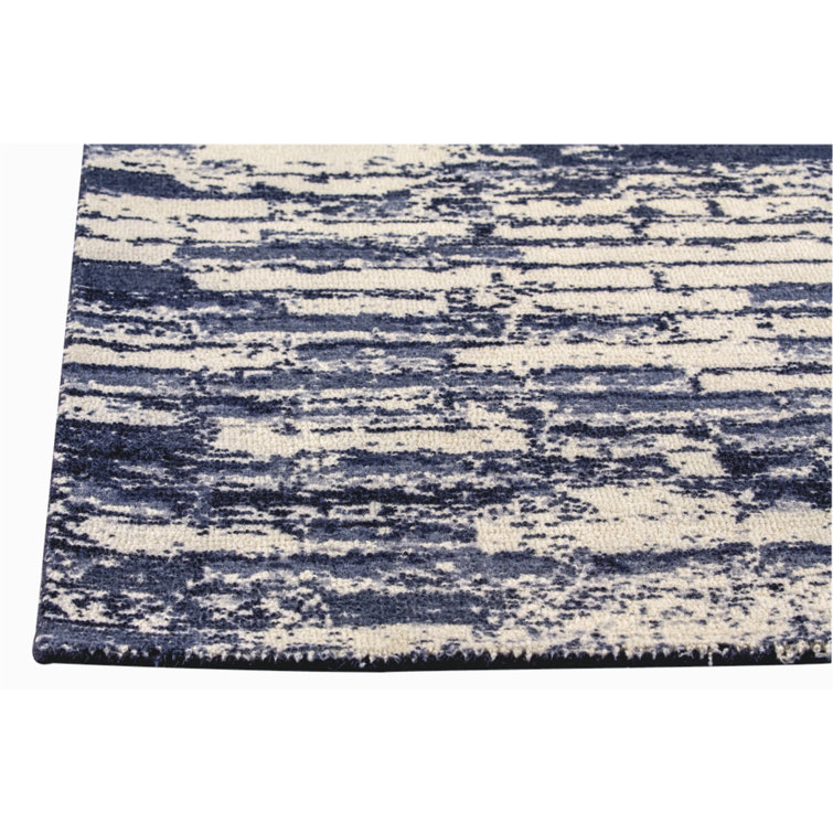 Handmade Charcoal Gray Wool Flat Woven Rug 2' x 3'