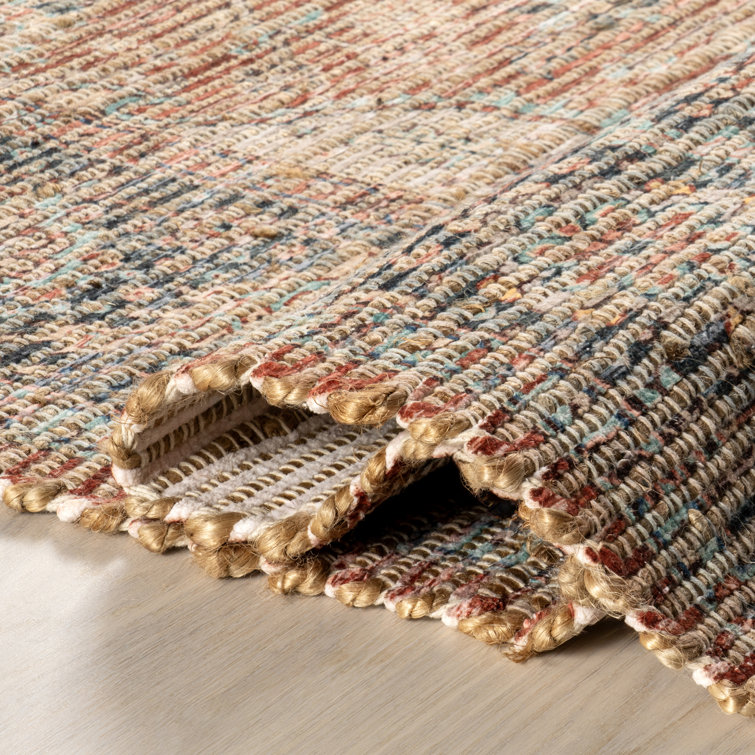 Multicolor Medallion Flat Woven Synthetic 8' x 10' Area Rug