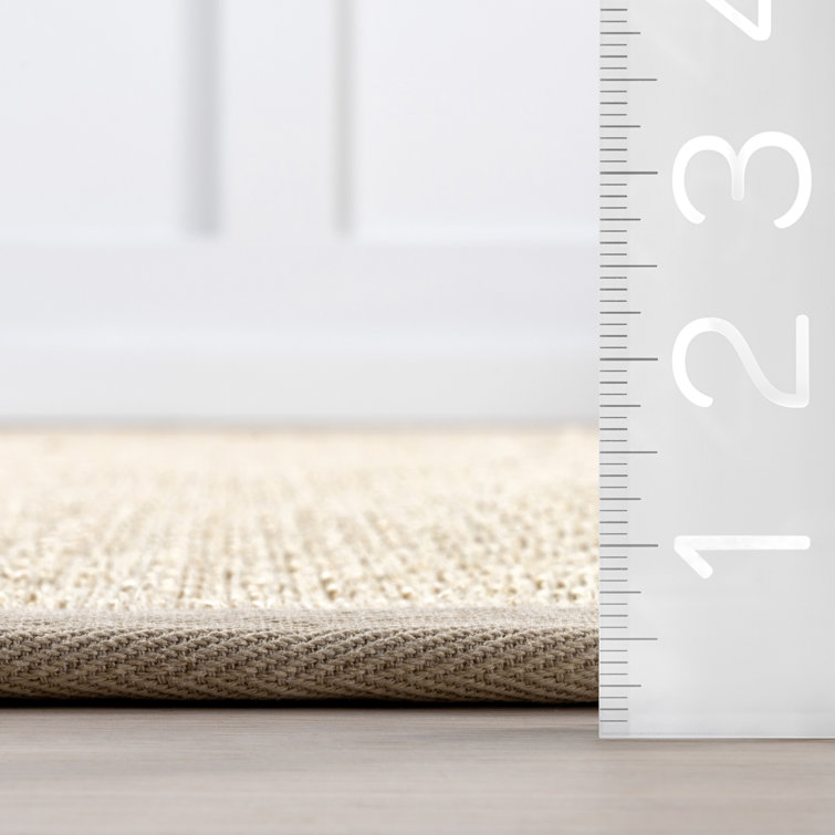 Elaine Chino 10' x 14' Handmade Wool-Cotton Blend Area Rug