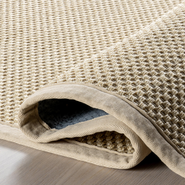 Elaine Chino 10' x 14' Handmade Wool-Cotton Blend Area Rug