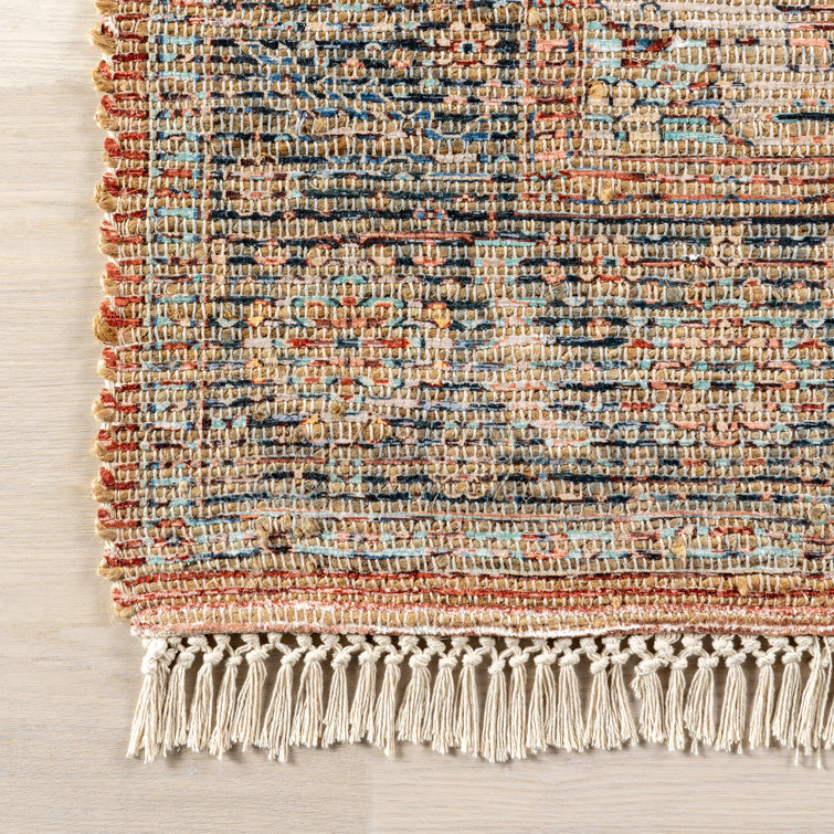 Multicolor Medallion Flat Woven Synthetic 8' x 10' Area Rug
