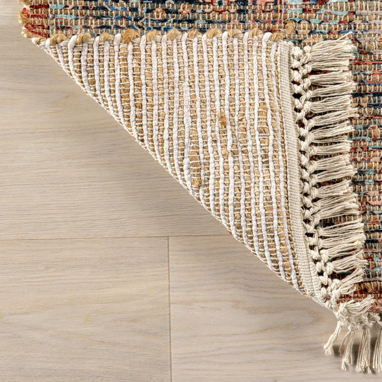 Multicolor Medallion Flat Woven Synthetic 8' x 10' Area Rug